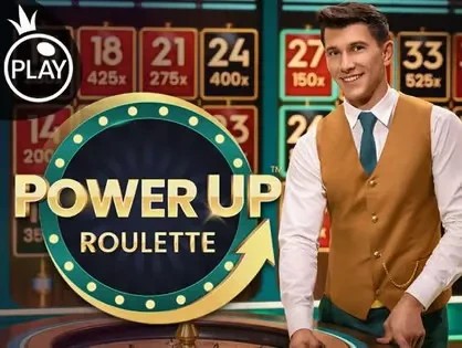 Power UP Roulette slot visual from Pragmatic Play available on dazard-casino.de