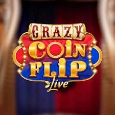 Crazy Coin Flip slot icon by Evolution, available at Dazard Casino