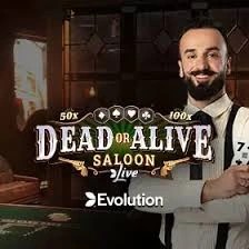 Enjoy Dead or Alive: Saloon by Evolution – logo hosted on dazard-casino.de