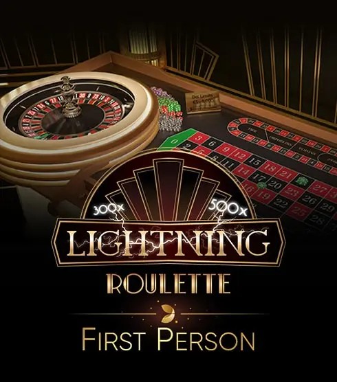 First Person Lightning Roulette game by Evolution – logo hosted on Dazard Casino