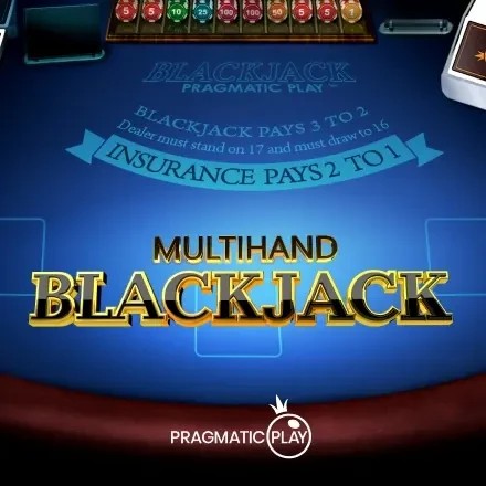 Official Table Games logo: Multihand Blackjack by Pragmatic Play at Dazard Casino