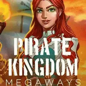 Megaways logo of Pirate Kingdom Megaways from Iron Dog Studio at Dazard Casino