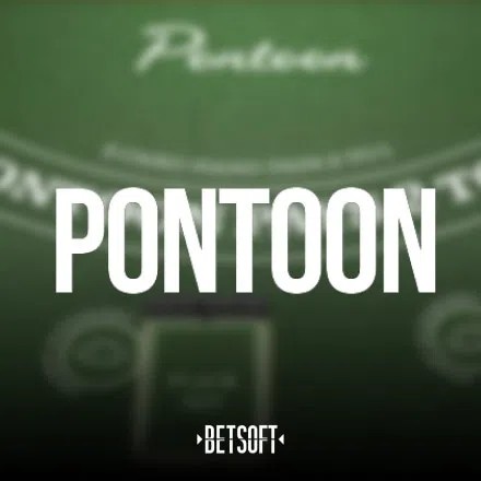 Pontoon logo – Table Games by Betsoft Gaming at Dazard Casino